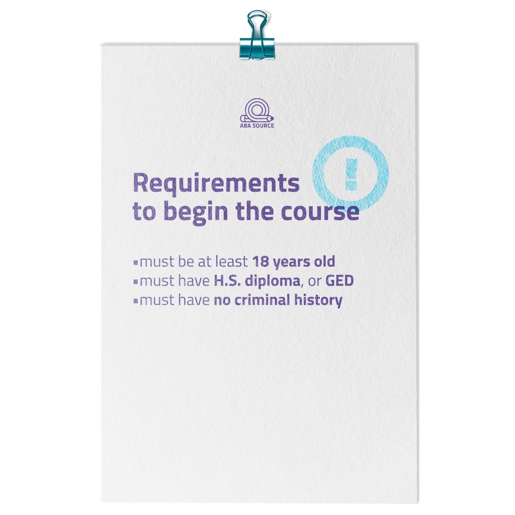 RBT Certification Course ABA Source Store RBT Certification Course ABA Source Store